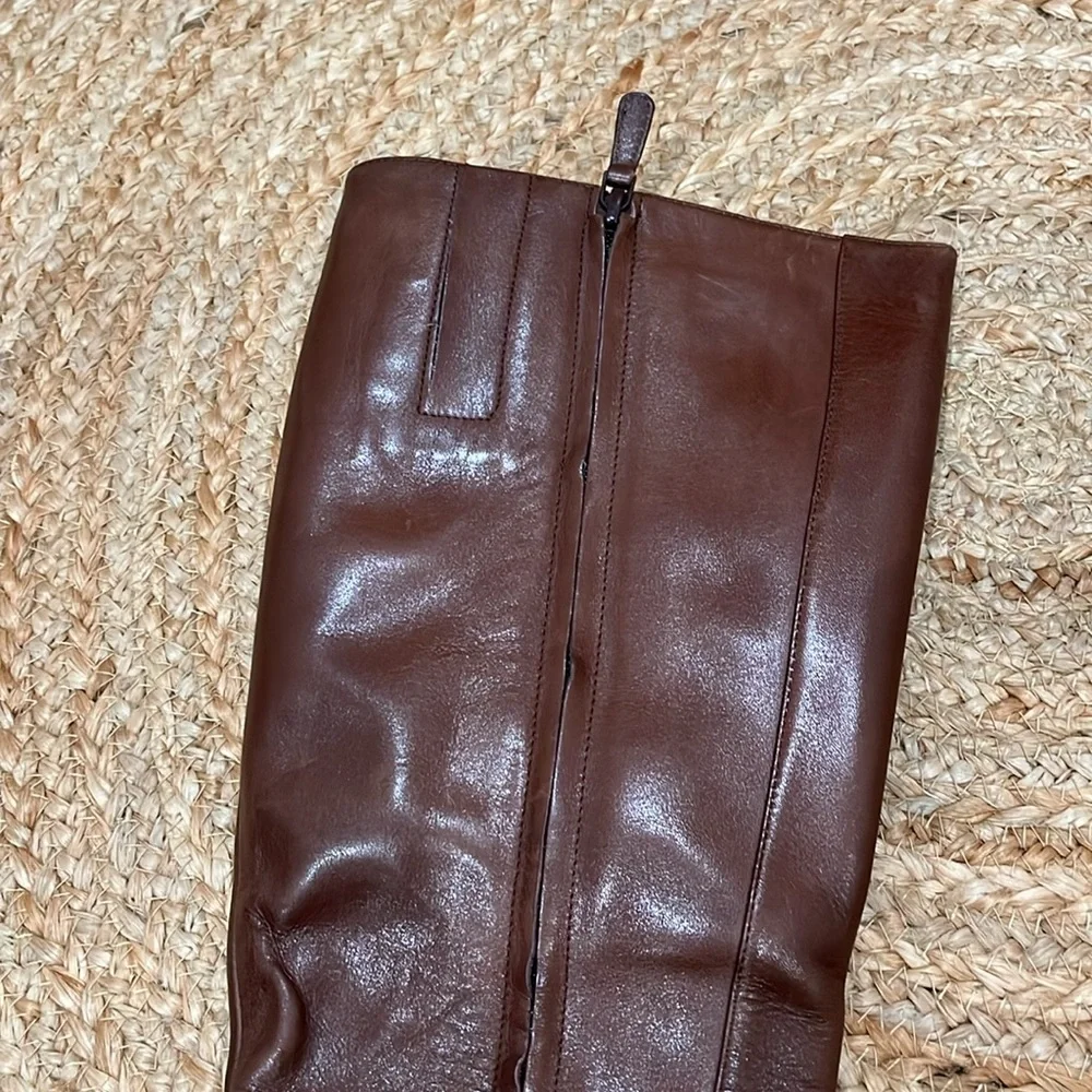 Cole Haan Grand OS tall brown caramel boots - Picture 4 of 13